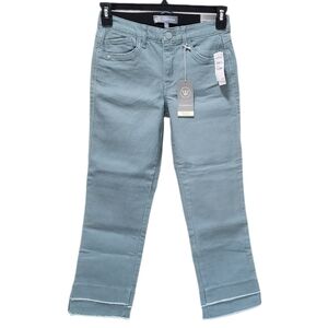 Wit & Wisdom Jeans Kick Flare Double Layer Fray Hem Mid-rise Ab Solution 4